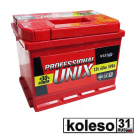 Unix 60Ah 590A О/П 